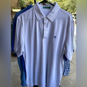 Men’s White Collared T shirt